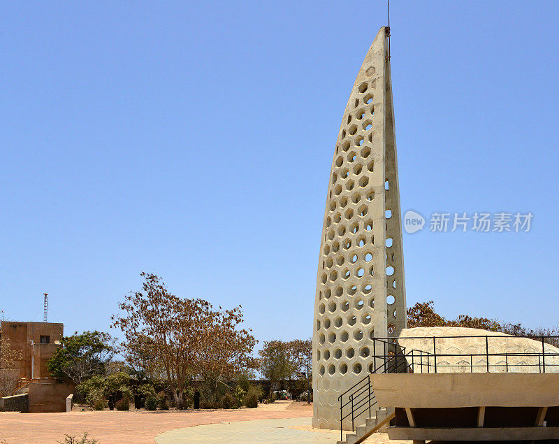 Gorée-Almadies perforated obelisk, Island of Gorée, Dakar, Senegal